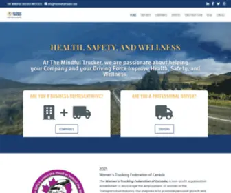 Themindfultrucker.com(The Mindful Trucker Institute for Professional Development) Screenshot