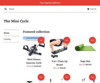 Theminicycle.com(The Mini Cycle) Screenshot