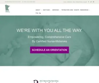 Theminnesotabirthcenter.com(Minnesota Birth Center) Screenshot