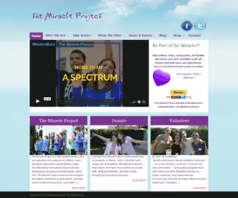 Themiracleproject.org(BE PART OF A MIRACLE) Screenshot