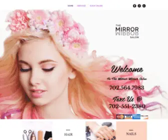 Themirrormirrorsalon.com(The MM salon) Screenshot