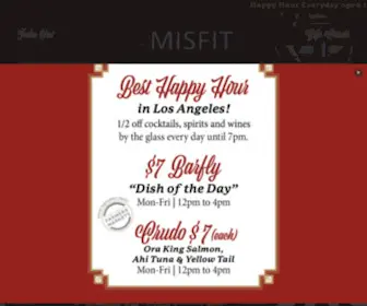 Themisfitbar.com(The Misfit Bar) Screenshot