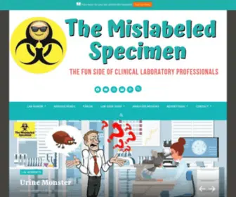 Themislabeledspecimen.com(The Mislabeled Specimen) Screenshot