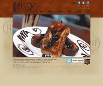 Themissionsd.com(The Mission Cafe) Screenshot