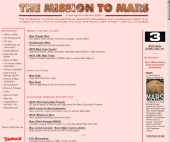 Themissiontomars.com(The Mission To Mars) Screenshot