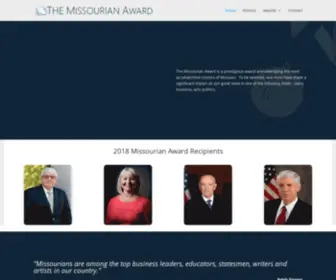 Themissourianaward.org(The Missourian Award) Screenshot