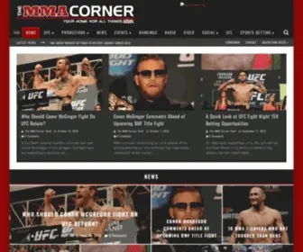 Themmacorner.com(The MMA Corner) Screenshot