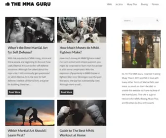 Themmaguru.com(The MMA Guru) Screenshot