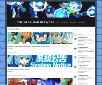 Themmnetwork.com(The Mega Man Network) Screenshot