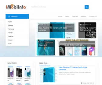 Themobiinfo.com(Mobile phone reviews) Screenshot