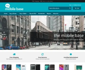 Themobilebase.ca(The Mobile Base) Screenshot