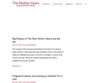 Themobilequery.com(The Mobile Query) Screenshot