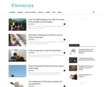 Themocracy.com(My WordPress Blog) Screenshot