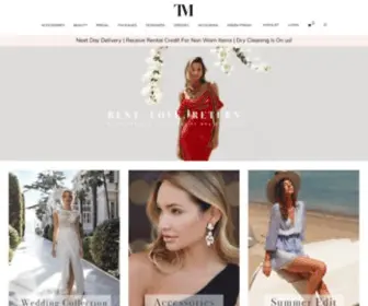 Themode.ae(Rent Designer Dresses Online) Screenshot