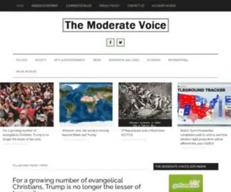 Themoderatevoice.com(The Moderate Voice) Screenshot