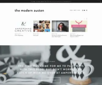 Themodernausten.com(The Modern Austen) Screenshot