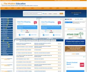 Themoderneducation.com(List of Schools) Screenshot