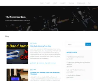 Themodernham.com(Modern take on electronics and RF communication) Screenshot