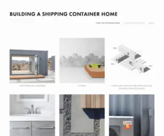 Themodernhomeproject.com(BUILDING A SHIPPING CONTAINER HOME) Screenshot