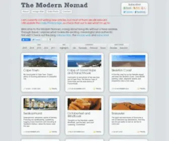 Themodernnomad.com(The Modern Nomad) Screenshot