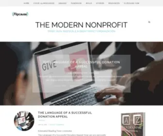Themodernnonprofit.com(The Modern Nonprofit) Screenshot