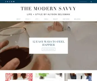 Themodernsavvy.com(The Modern Savvy) Screenshot