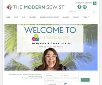 Themodernsew.ist(Quilt Shop in Sarasota Florida) Screenshot