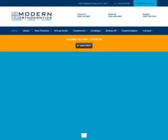 Themodernsmile.com(Modern Orthodontist) Screenshot