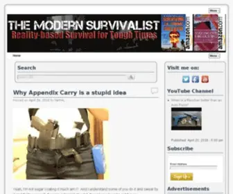 Themodernsurvivalist.com(The Modern Survivalist) Screenshot