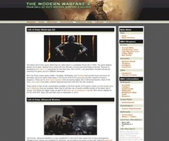 Themodernwarfare2.com(Modern Warfare 2) Screenshot