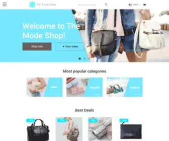 Themodeshop.com(Online shopping for Women Bags & Women Jewelry with free shipping) Screenshot