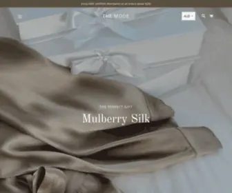 Themodesilk.com(THE MODE SILK COLLECTION) Screenshot