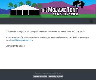 Themojavetent.com(The Mojave Tent) Screenshot