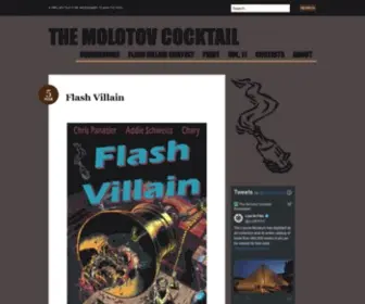 ThemolotovCocktail.com(A PROJECTILE FOR INCENDIARY FLASH FICTION) Screenshot