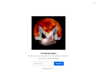 Themoneromoon.com(The Monero Moon) Screenshot
