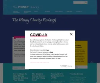Themoneycharity.org.uk(The Money Charity) Screenshot