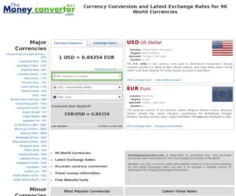 Themoneyconverter.com(Currency conversion) Screenshot