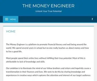 Themoneyengineers.com(Unlock Your True Potential) Screenshot