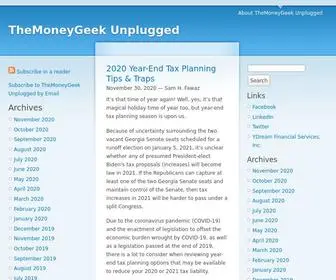 Themoneygeek.com(TheMoneyGeek Unplugged) Screenshot