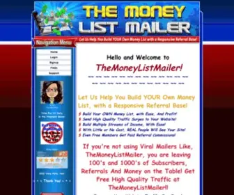 Themoneylistmailer.com(TheMoneyList Mailer Free High Quality Traffic to Your Website) Screenshot