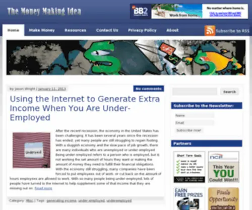 Themoneymakingidea.com(The Money Making Idea) Screenshot