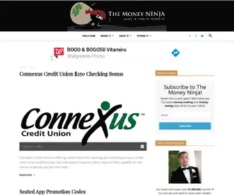 Themoneyninja.com(The Money Ninja) Screenshot