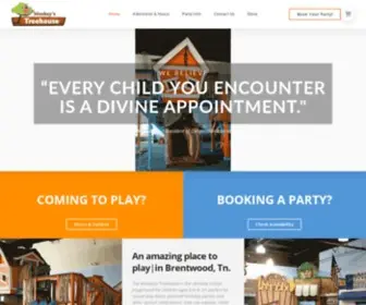 Themonkeystreehouse.com(Indoor playground) Screenshot