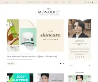 Themonodist.com(Korean Skincare and Beauty Industry News) Screenshot