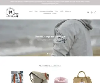 Themonogramshoppela.com(The Monogram Shoppe) Screenshot