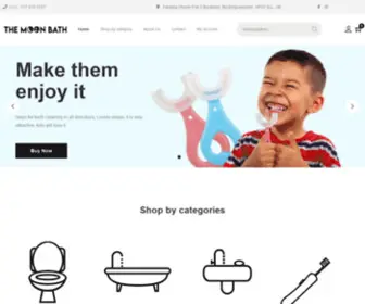 Themoonbath.com(Making bathrooms beautiful) Screenshot