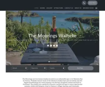 Themoorings.gen.nz(The Moorings Studio Apartments) Screenshot