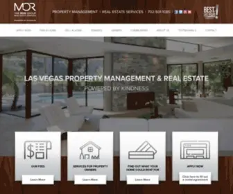 Themorgroup.com(Property Management in Las Vegas) Screenshot