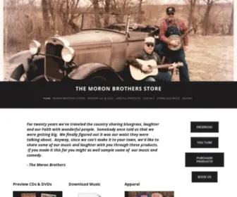 ThemoronbrothersStore.com(The Moron Brothers store) Screenshot