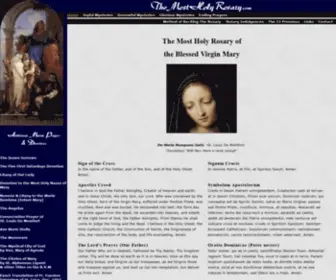 Themostholyrosary.com(The Most Holy Rosary) Screenshot